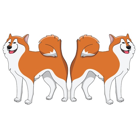 Signmission Akita Dog Decal, Dog Lover Decor Vinyl Sticker D-18-Akita